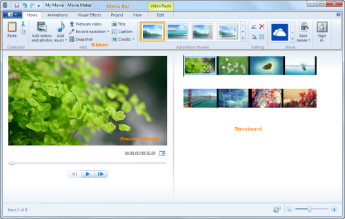 Windows Movie Maker Supported File Formats