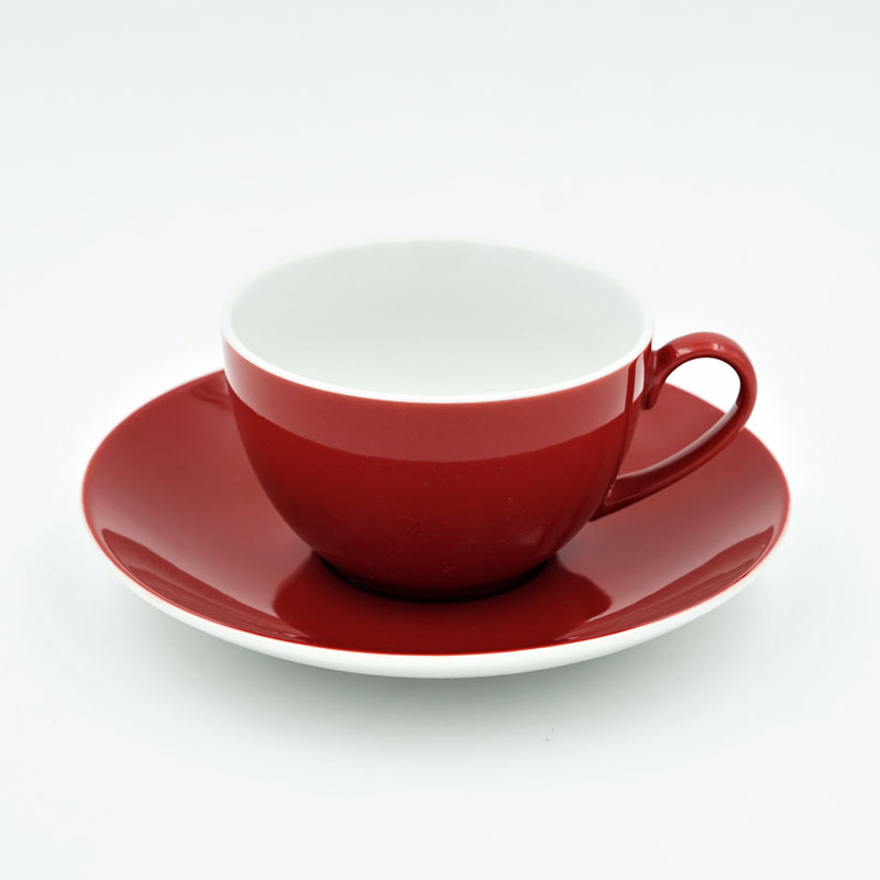 Candy Red 2pc Tea Cup & Saucer Set Multiple Choice Philippines