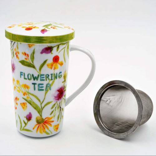 Tea Mug with Strainer Flowering Tea Multiple Choice Philippines