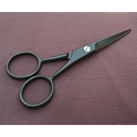 Mustache Scissors Black Scissors Beard Scissors Multiplex Traders