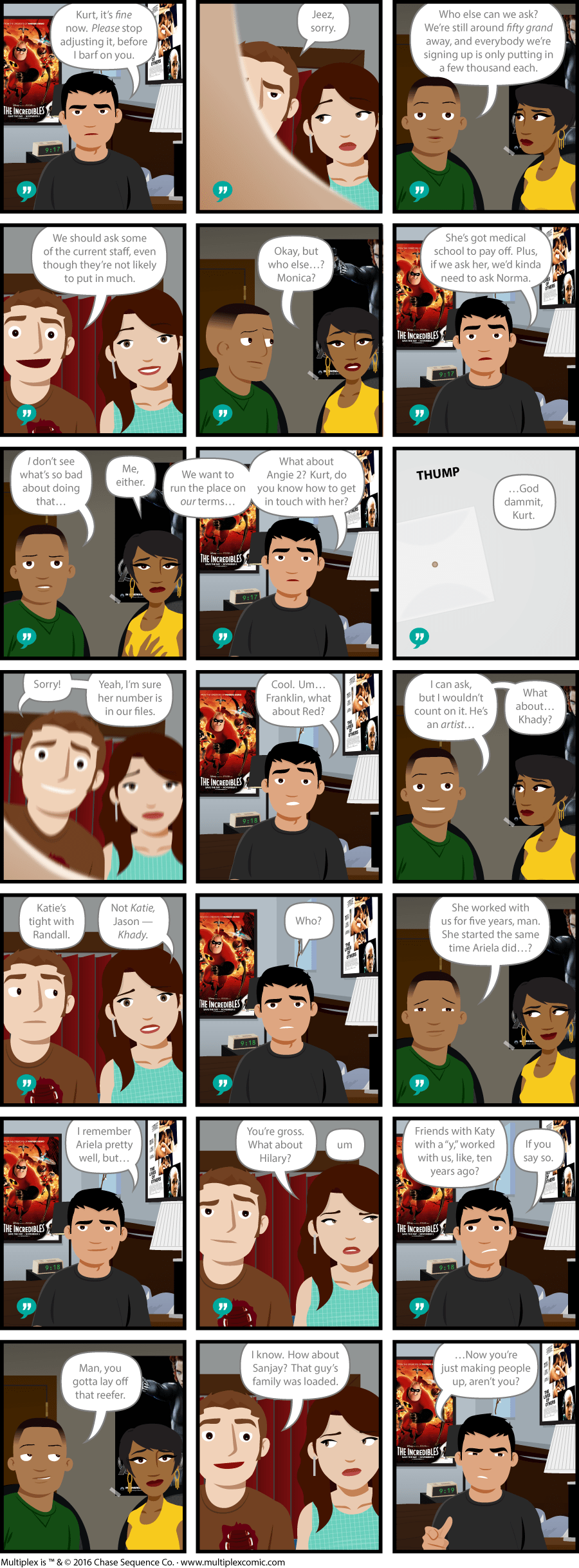 Multiplex 1160 This Comic Has Too Many Characters