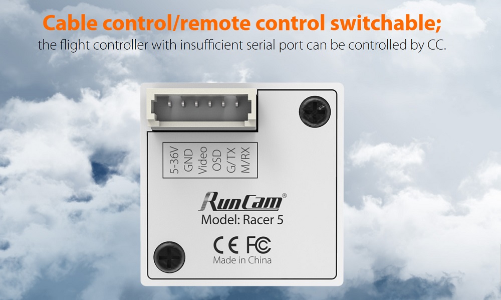 RunCam Racer 5, Foxeer Falkor 3 and Caddx Ratel 2