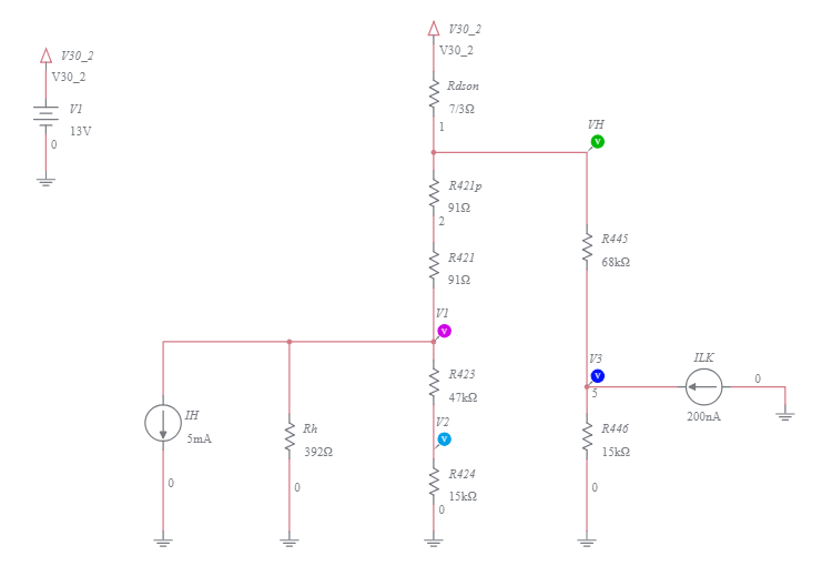 Hall Sensor Worst Case Circuit Simulation_R2 Multisim Live