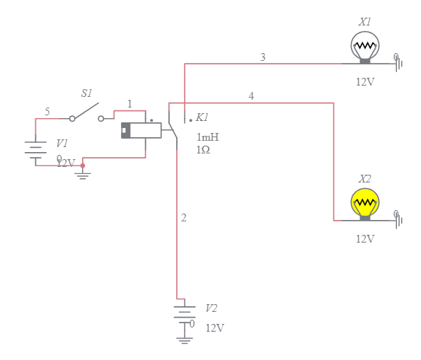 Automotive Relay Multisim Live
