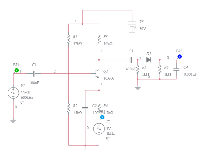 Amplitude Modulation Circuit Diagram In Multisim - Circuit Diagram