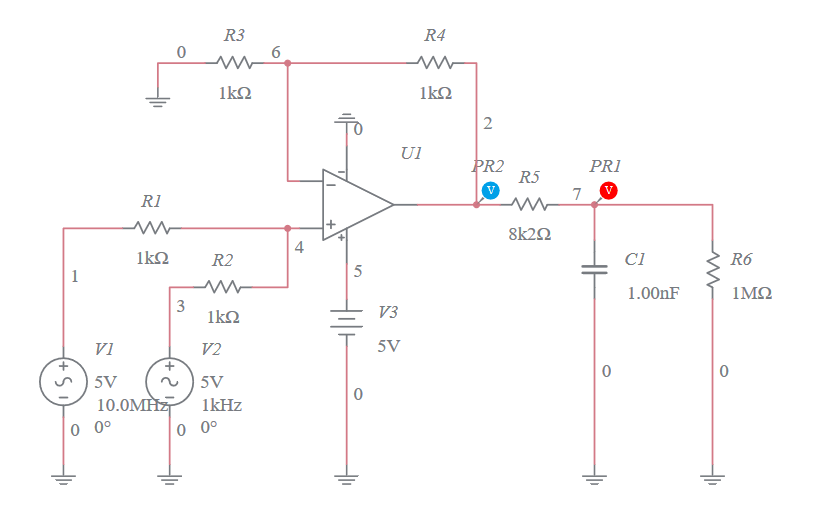 Varistor Multisim Live