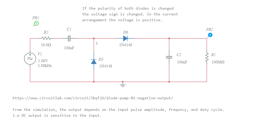 Diode Pump - Multisim Live