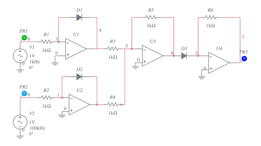 Analog Multiplier Schematic - Circuit Diagram
