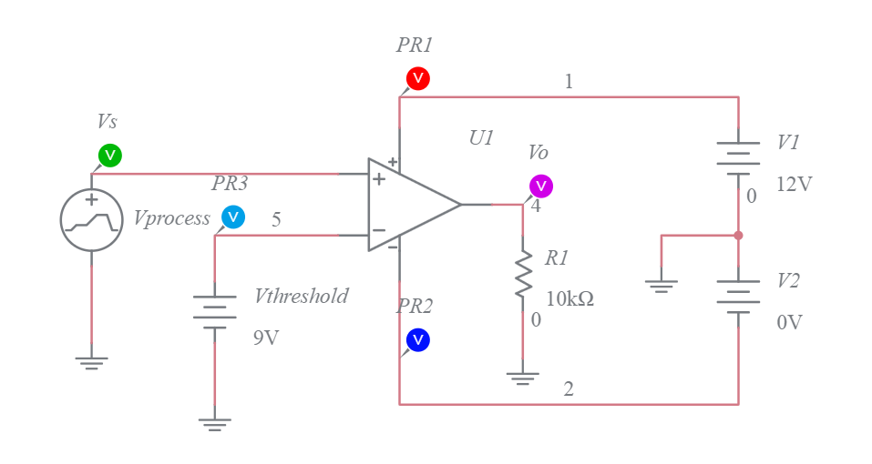 Day 61 Threshold detector Multisim Live