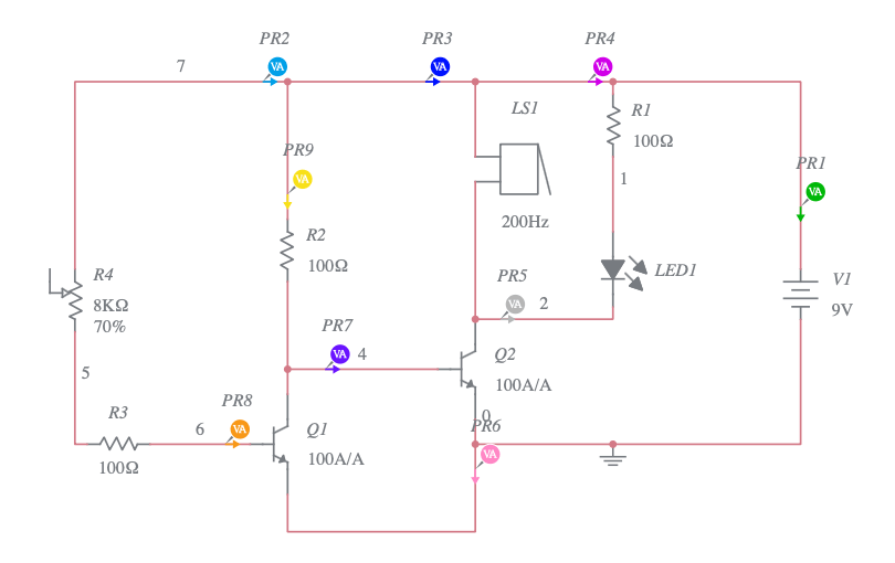 BURGLAR ALARM Multisim Live