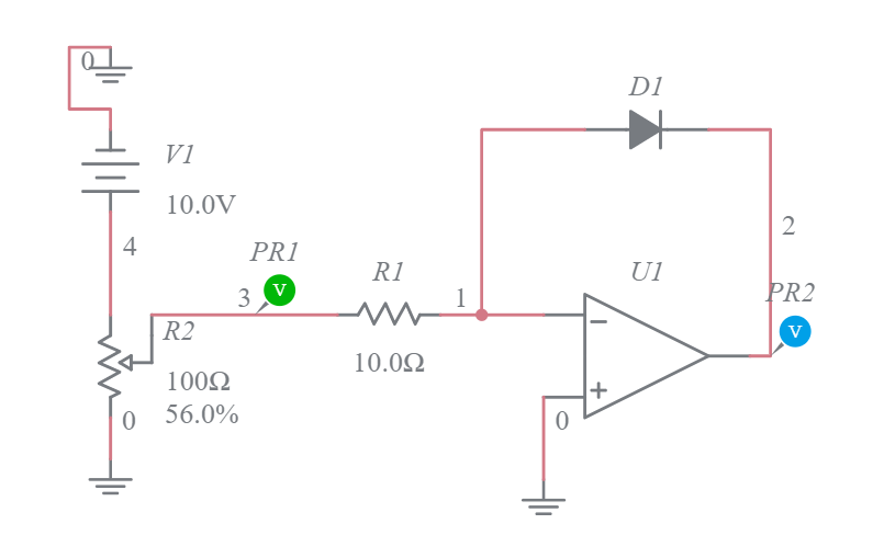 Logarithmic Amplifier Multisim Live