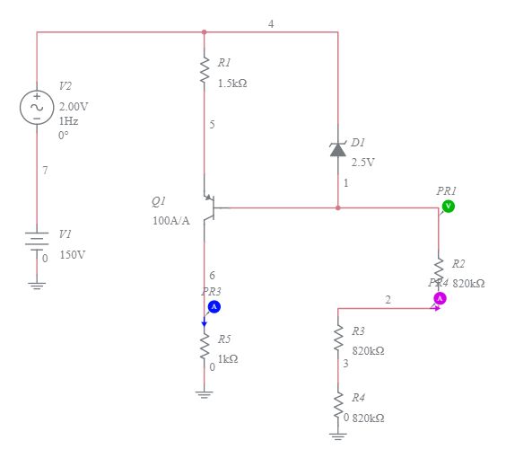 1 MA CONSTANT CURRENT SOURCE Multisim Live