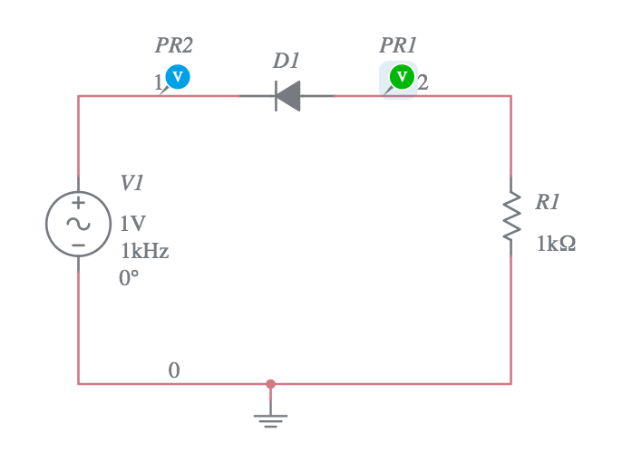Test Diodes Multisim Live