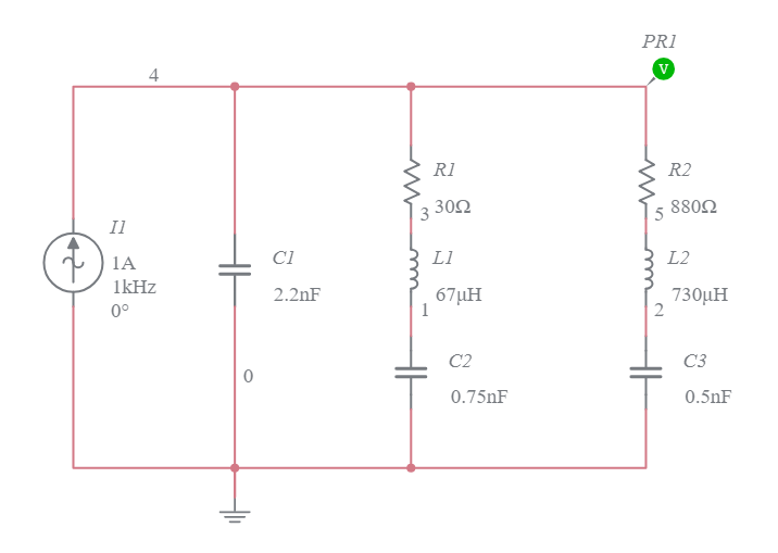 Transducer Impedance Multisim Live