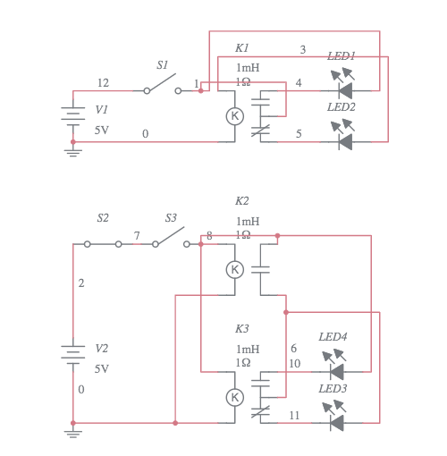 in Use Relays Multisim Live