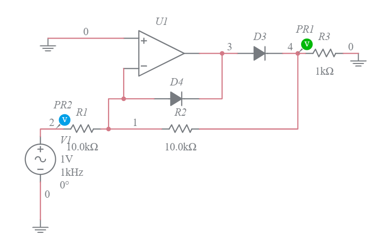 BT20ECE084_Exp6_HalfWave Rectifier Multisim Live