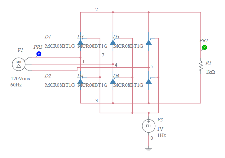 Fullycontrolled 3phase Bridge Rectifier Multisim Live