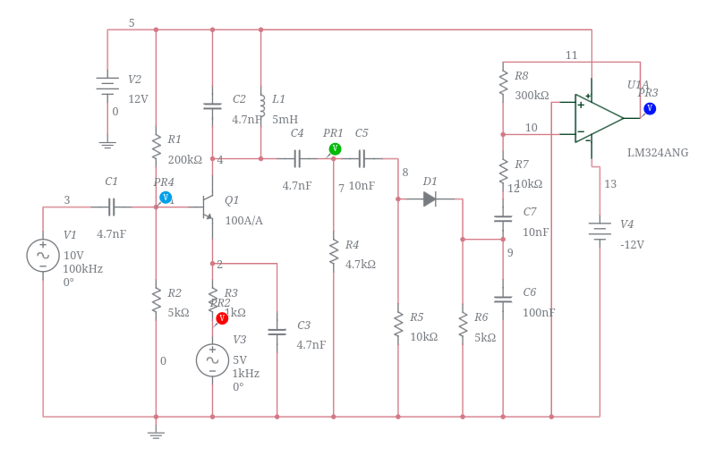 AM Modulator and Demodulator (1) Multisim Live