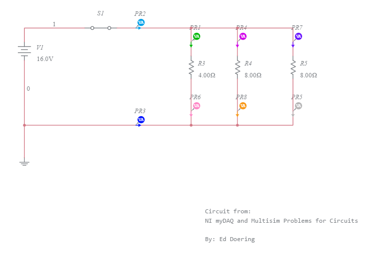 Parallel Resistors Multisim Live