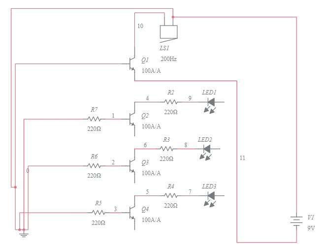 water level indicator Multisim Live