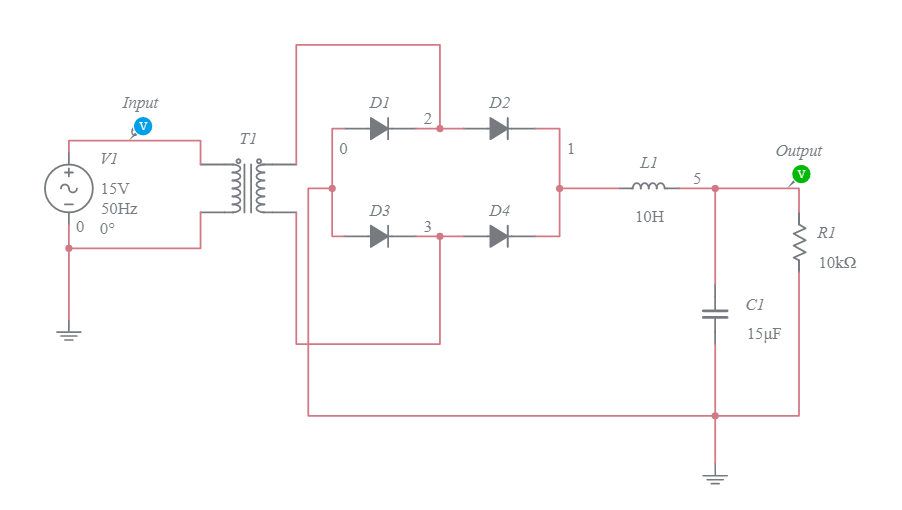 Power Supply Multisim Live