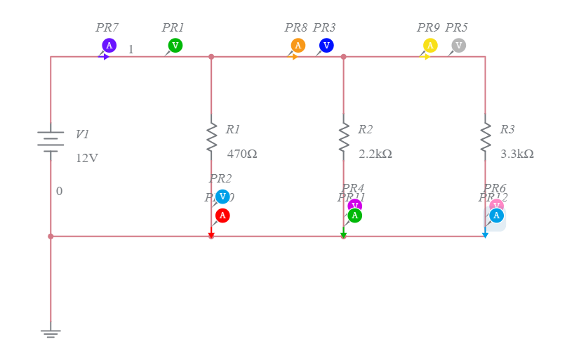Parallel Circuit Multisim Live