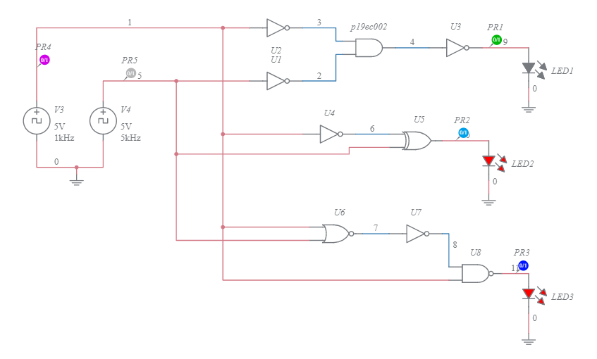 p19ec002_Logic Gates Practice Multisim Live