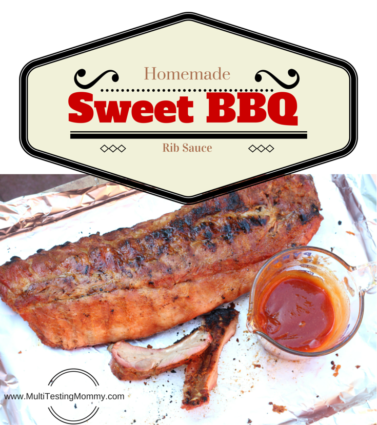 Homemade BBQ Sweet Rib Sauce