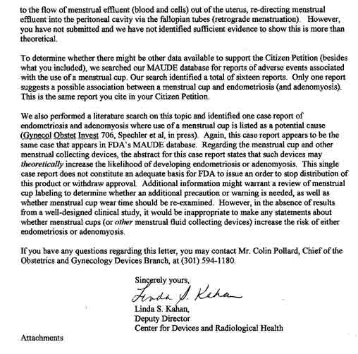 Do menstrual cups cause endometriosis? at the Museum of Menstruation