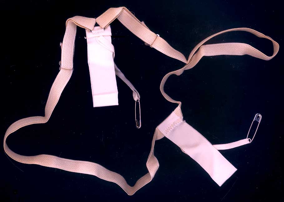 Kotex Wonderform belt, 1940s?, at MUM