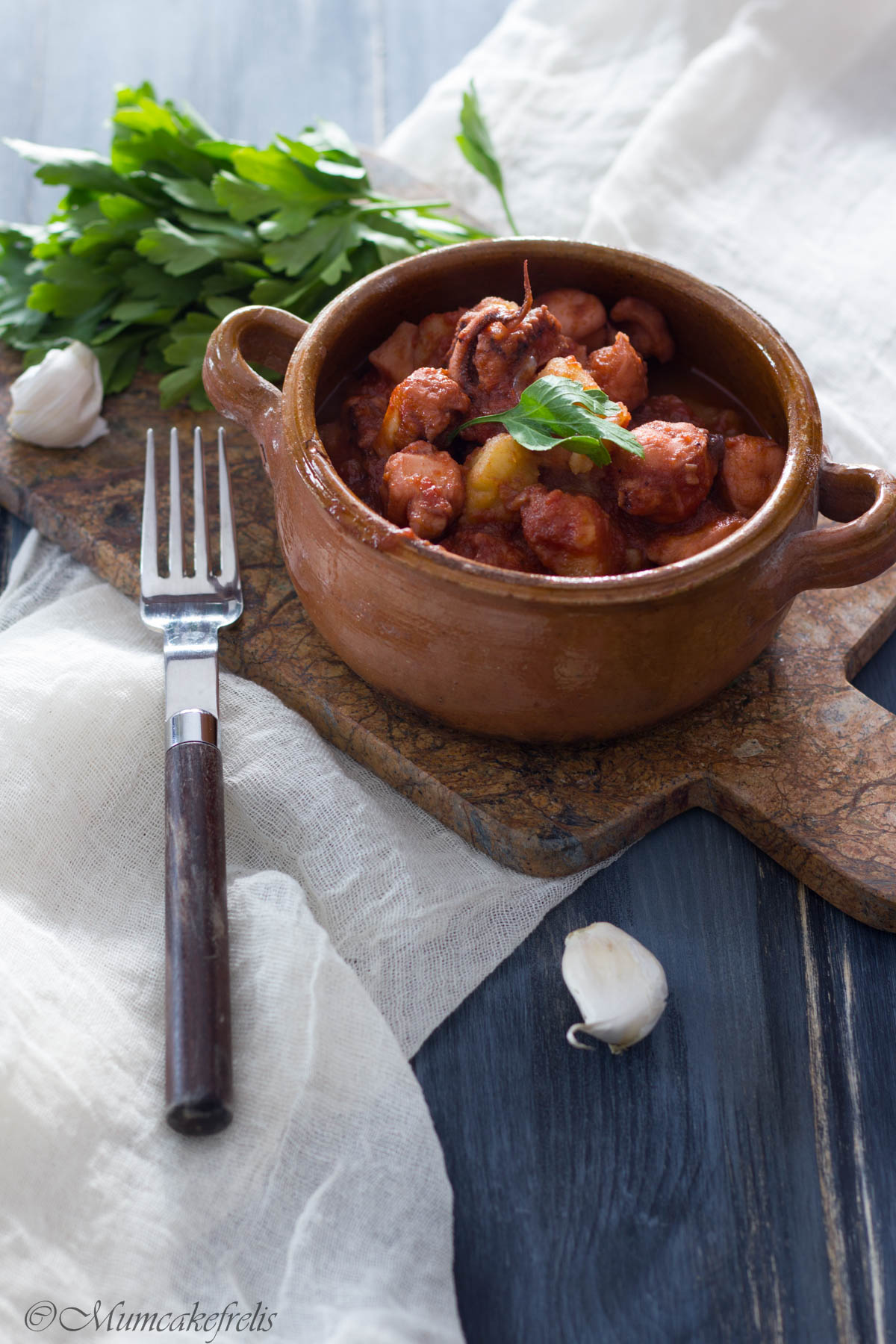 Tentacoli Di Totano Con Pomodoro E Patate Fregosi Lisa Mumcakefrelis