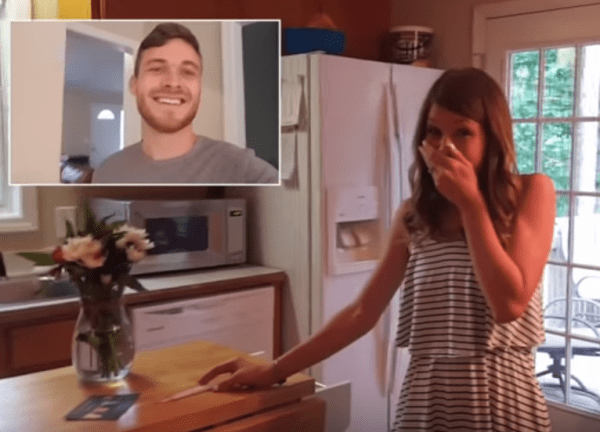 'For real?' This man tells his wife that she's pregnant AFTER...