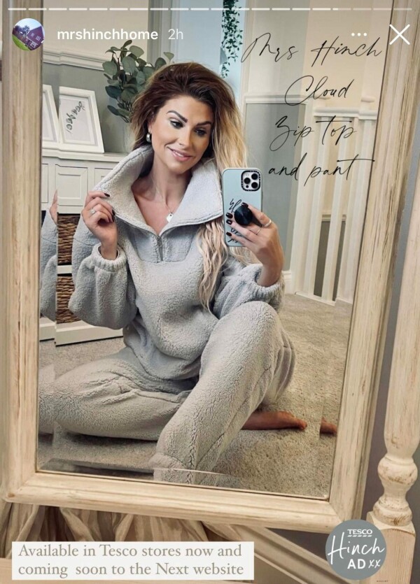 Mrs. Hinch unveils new loungewear range with Tesco and...