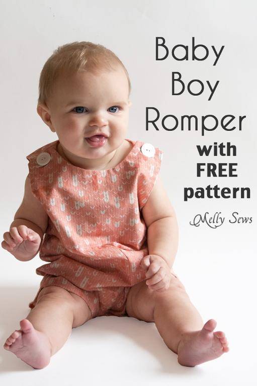FreeBabyClothesPattern_BabyBoyRomper_2 Mums Make Lists