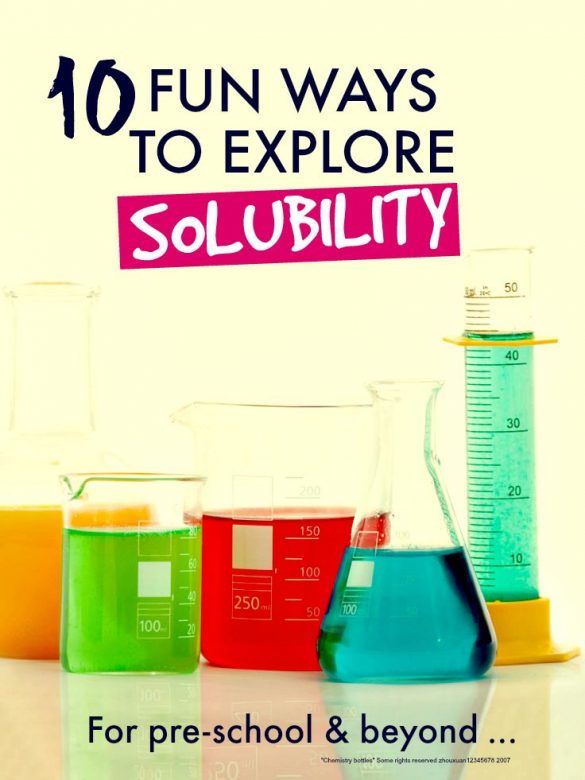 Science Experiments to Explore Solubility Mums Make Lists