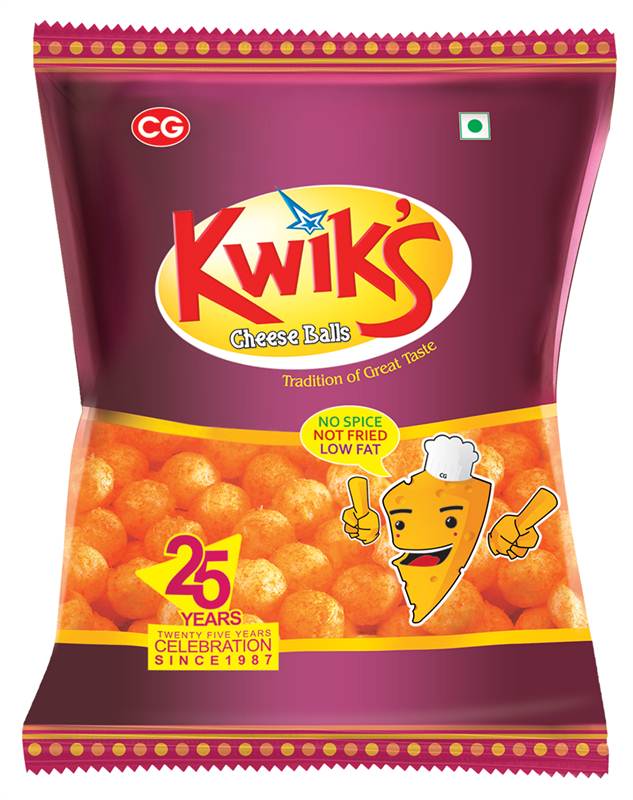 CG Kwiks Cheese Balls (42gm) Send Gifts and Money to Nepal Online from