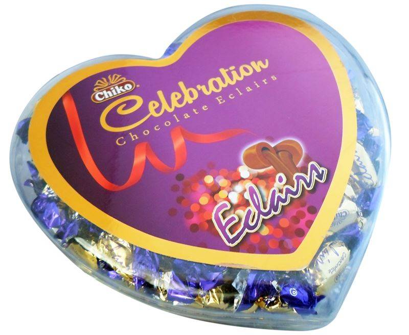 Chiko Eclair Hearts Shape Celebration Chocolate (300g) Send Mother's
