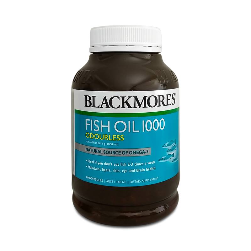 Blackmores Fish Oil Capsules 1000mg. 400 Capsules Omega
