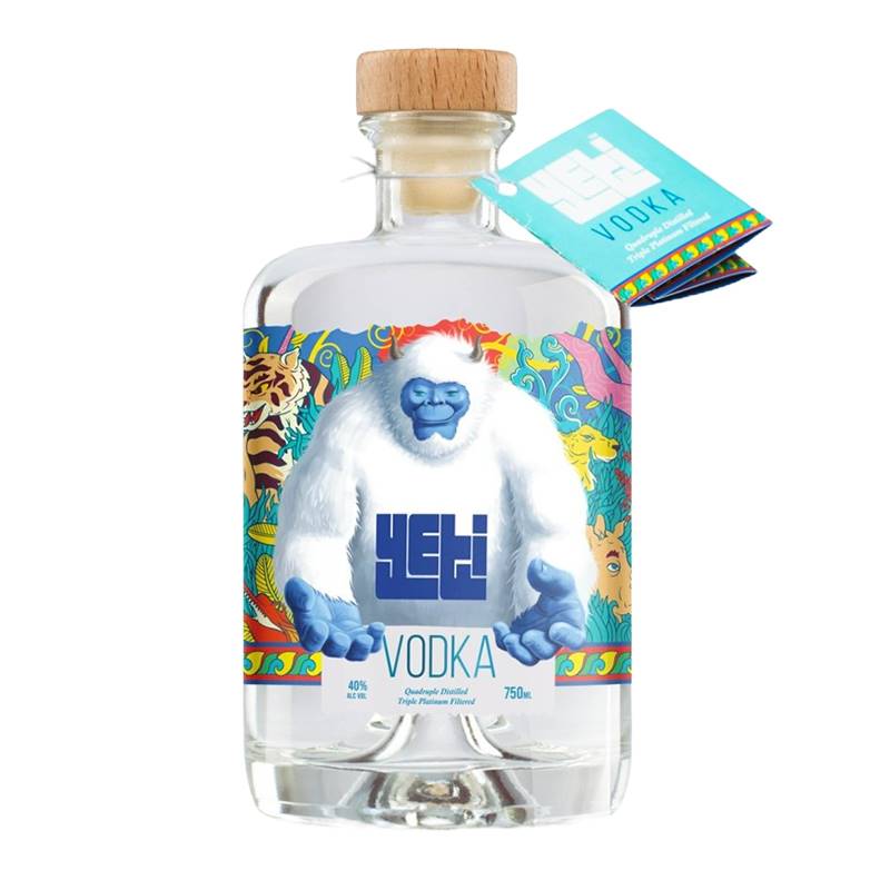 Yeti Vodka (750 ml) Complimentary Gurkha & Guns 180 ml Send Father