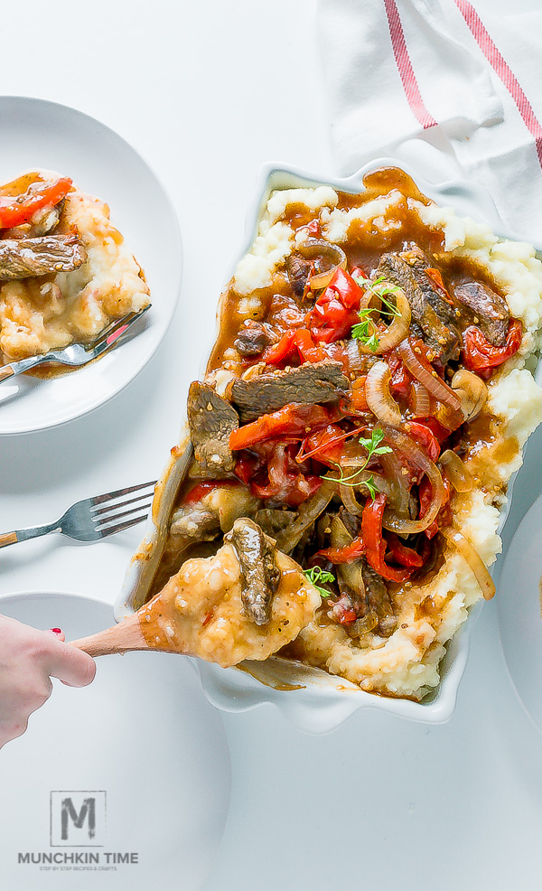 Crock Pot Pepper Steak Step By Step Recipe Munchkin Time