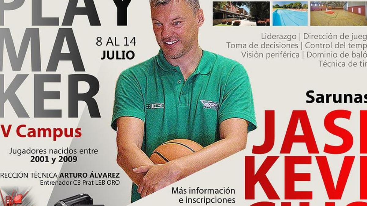 Presentado el ‘Campus Playmaker’ de Sarunas Jasikevicius