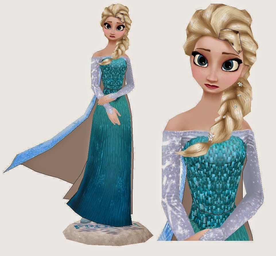 Elsa Papercraft