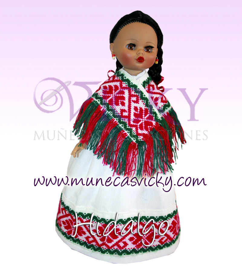 Muñeca Regional Hidalgo Muñecas Vicky