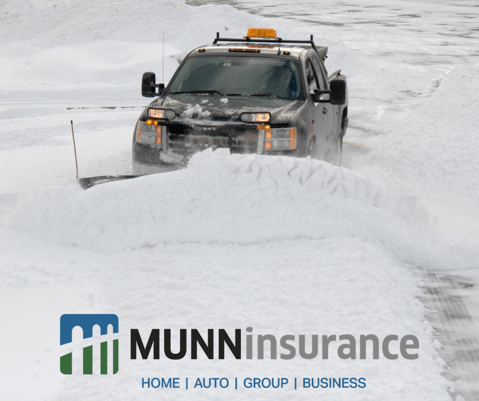 Snow removal for commercial property Munn Insurance