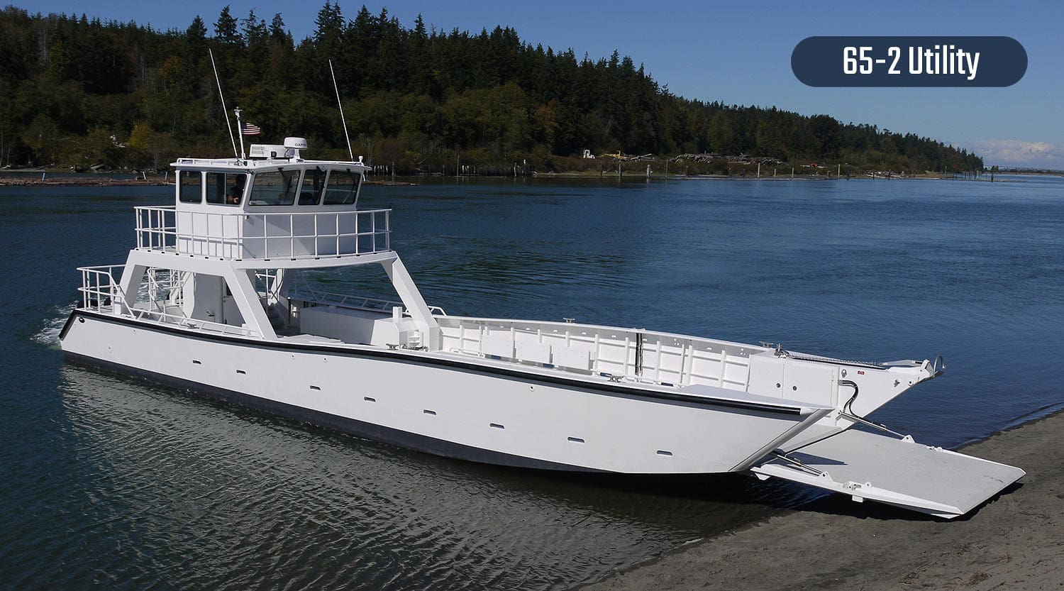 Munson 65' Series / Custom welded aluminum boats.