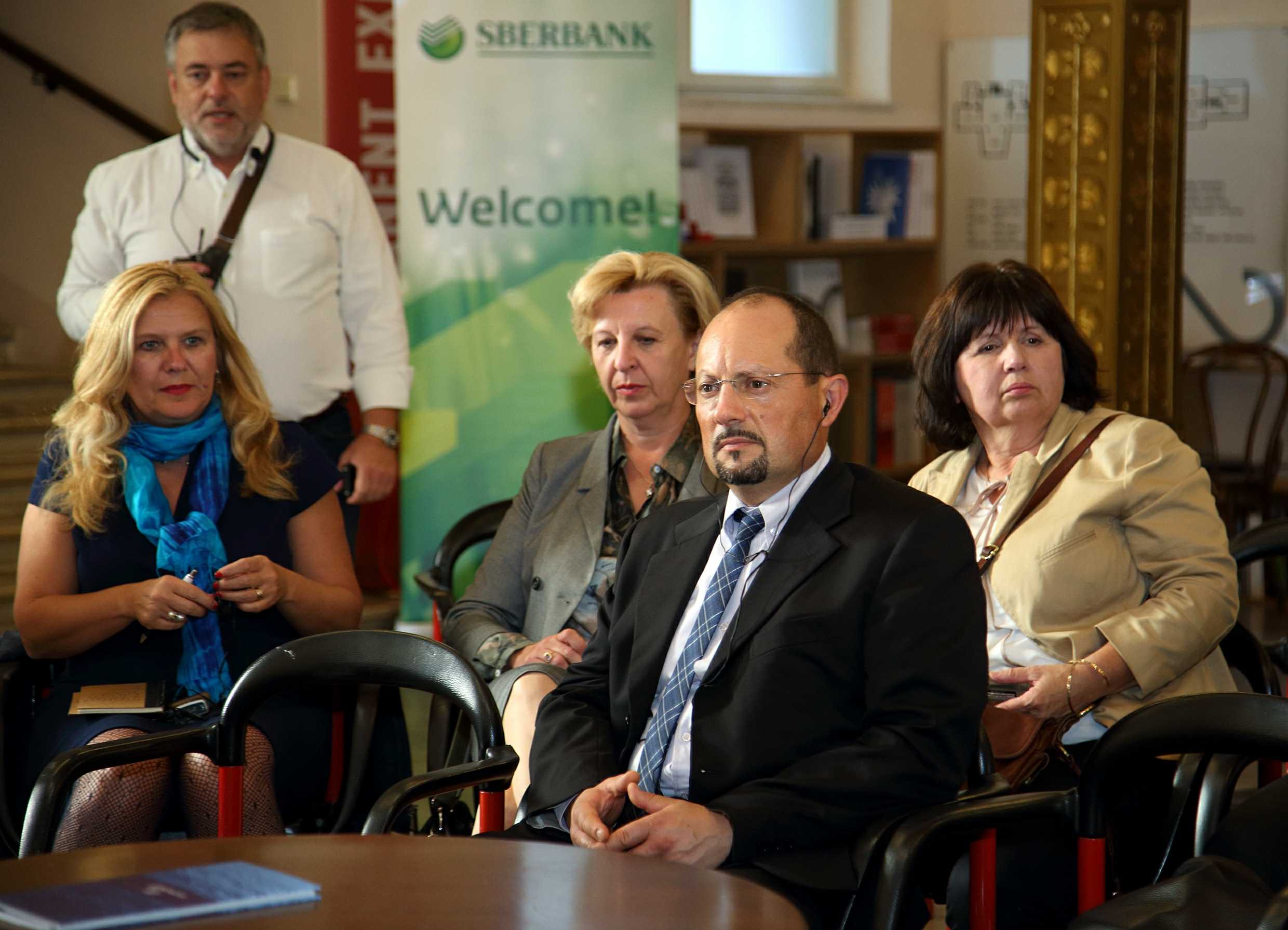 Zvjezdana Antoš (Etnografski muzej), Snježana Pintarić (ravnateljica MSU), Luca Piermattei (AREA), Dubravka Osrečki Jakelić (MUO)