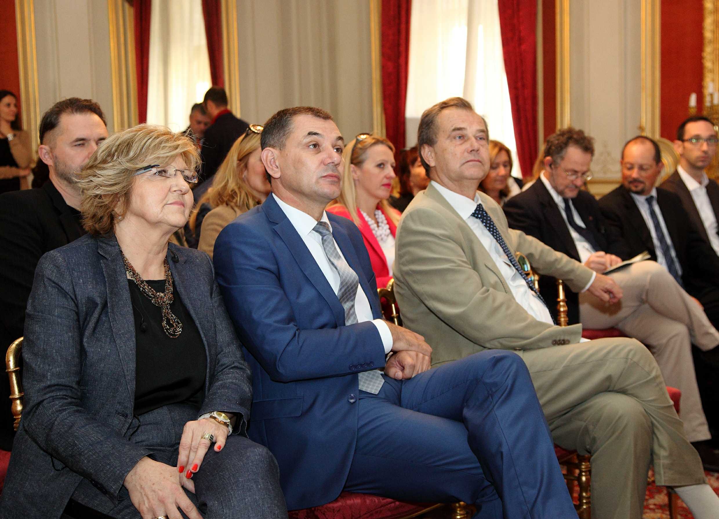 Vesna Jurić Bulatović (Marketing i PR MUO), Ivica Lovrić pročelnik GUOKS-a GZ i Mirolav Gašparović, ravnatelj MUO