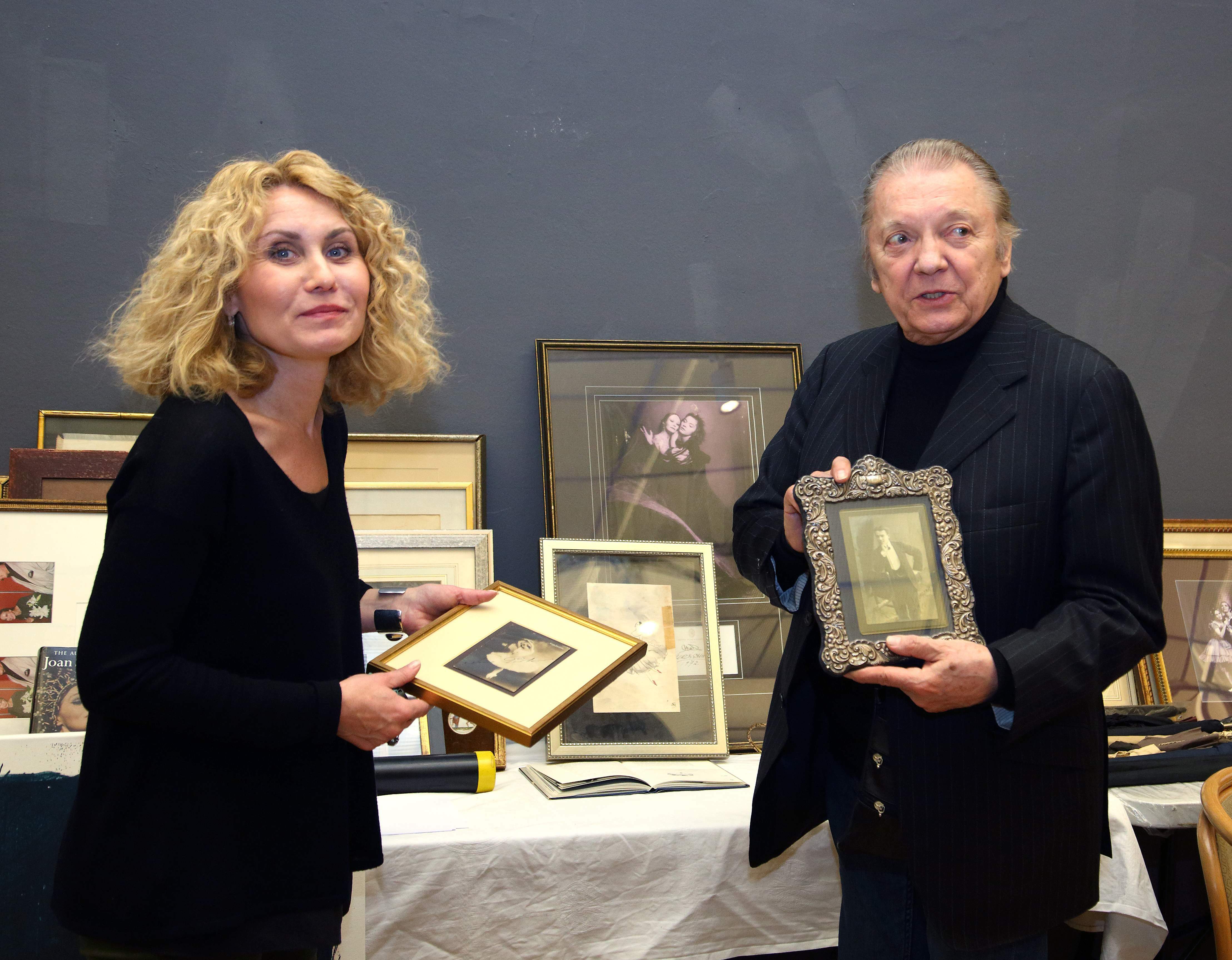 Arijana Koprčina, autorica i kustosica izložbe Orašar i Željko Jureša (snimio: Vedran Benović)