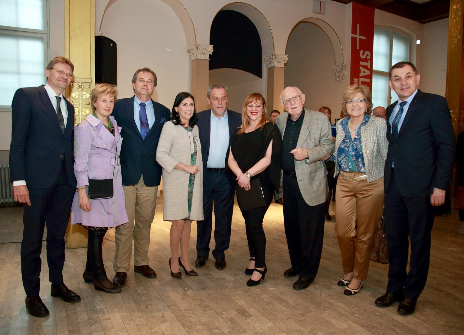 Andreas Wiedenhoff, Susanne Ranetzky, Miroslav Gašparović, Danielle Spera, Milan Bandić, Nataša Popović, Branko Lustig, Vesna jurić Bulatović i Ivica Lovrić