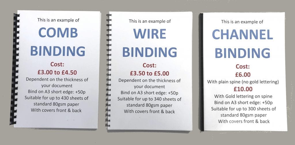 Softback Binding
